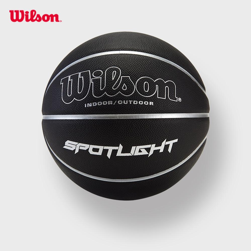 신형 NBA 윌슨농구공 스포트라이트 블랙 실버 PU 7호 WZ2015202CN7