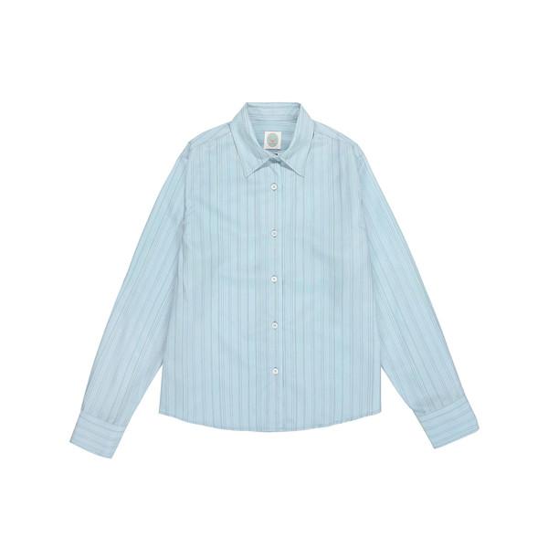AGNES LINE SHIRT (TURQUOISE)
