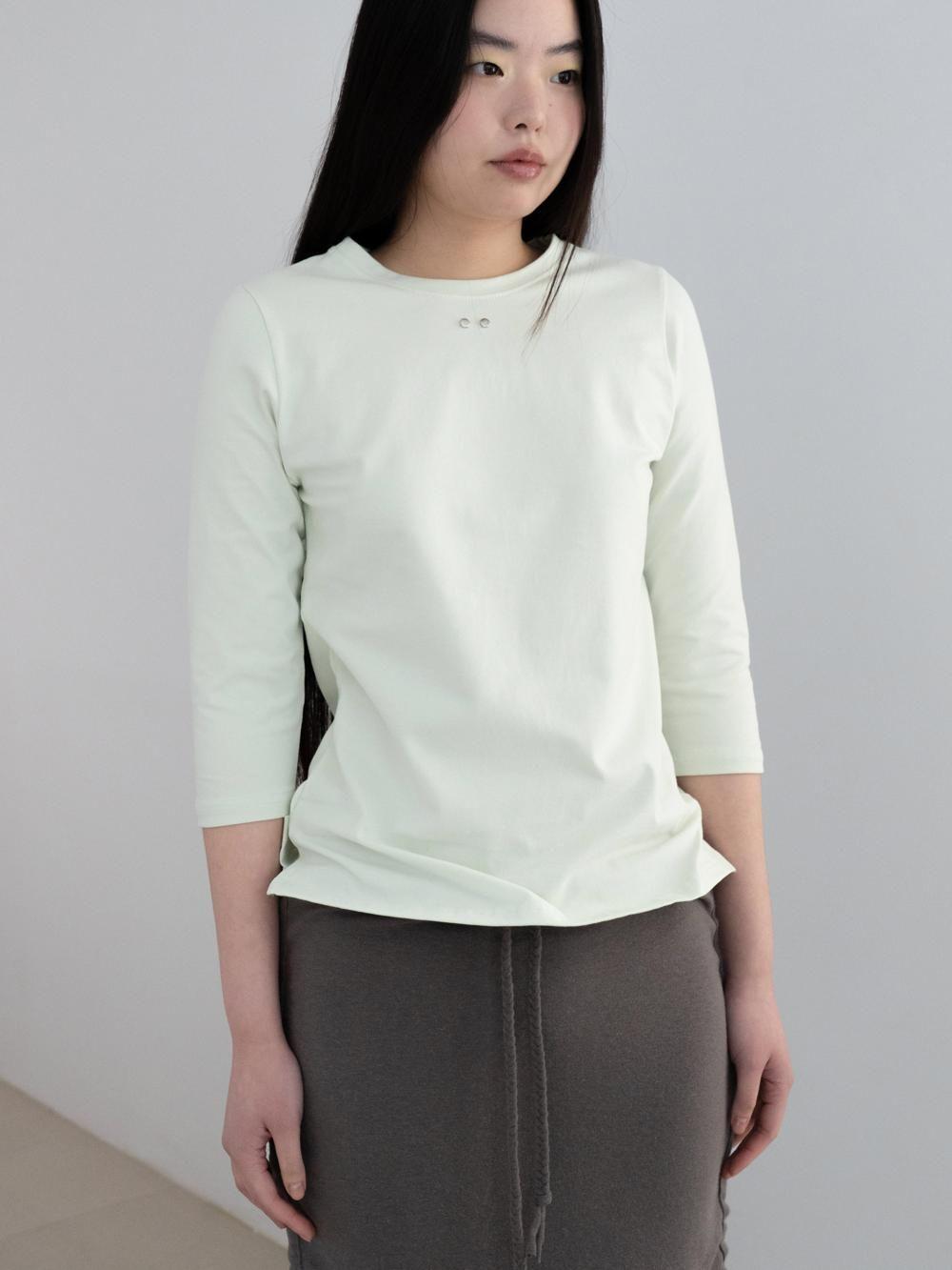 [ONSKA] COMFY 3/4 SLEEVE T (MELON)