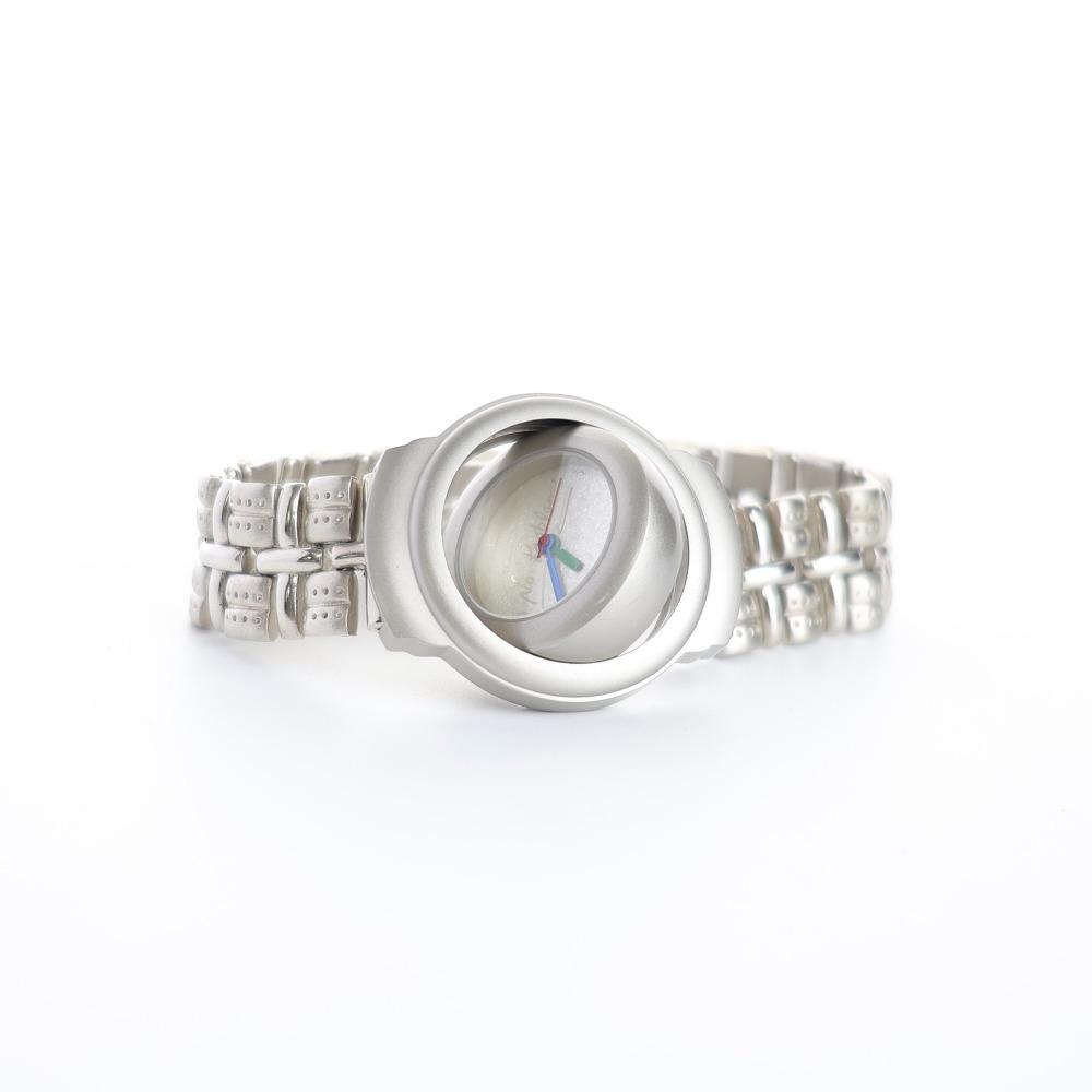 Spin metal watch