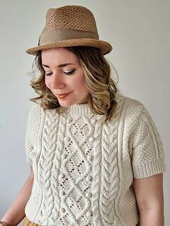Piazza tee pattern by Sari Nordlund
