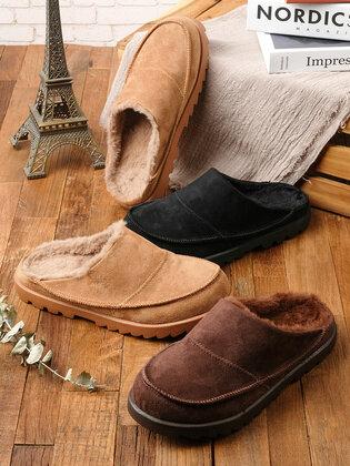 클로그 털슬리퍼 코크 3color