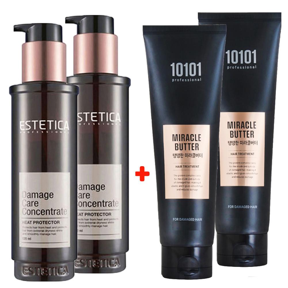 2+2에스테티카 데미지케어컨센트레이트 에센스 120mlX2+고농축 헤어팩2개