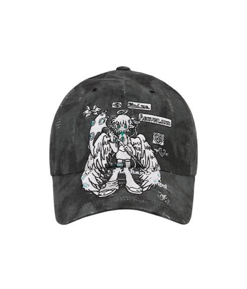 유쓰배쓰(YOUTHBATH)  YB X Oliwa Ball Cap_CHARCOAL - 사이즈 & 후기 | 무신사