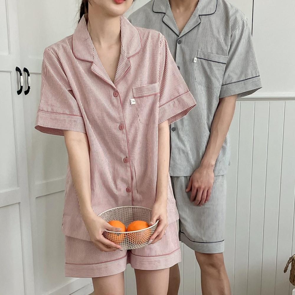 커플파자마 신혼잠옷 국산