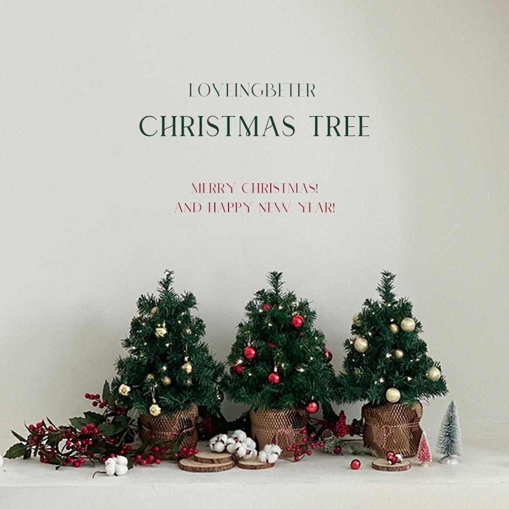 러빙배럴 크리스마스 미니트리 3종 크리스마스소품 선물