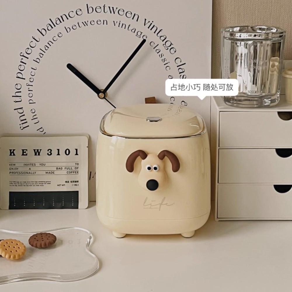 그로밋 미니 휴지통 원터치 소형 데스크 책상 쓰레기통