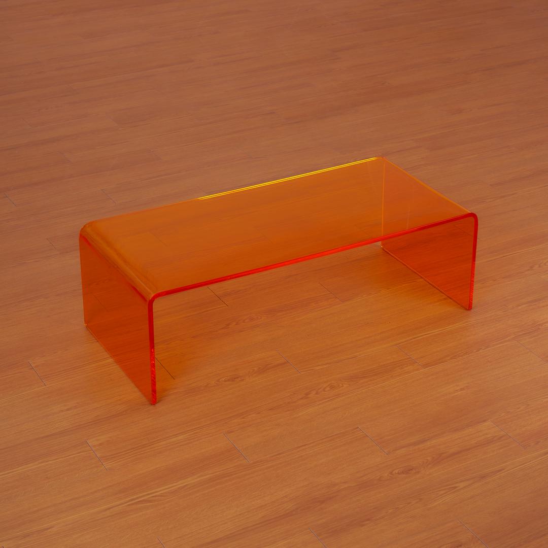 모듈 라운드 투명 거실 아크릴 테이블 4color