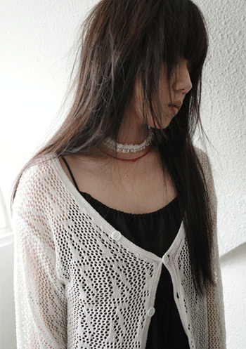 frill lace choker (3c)