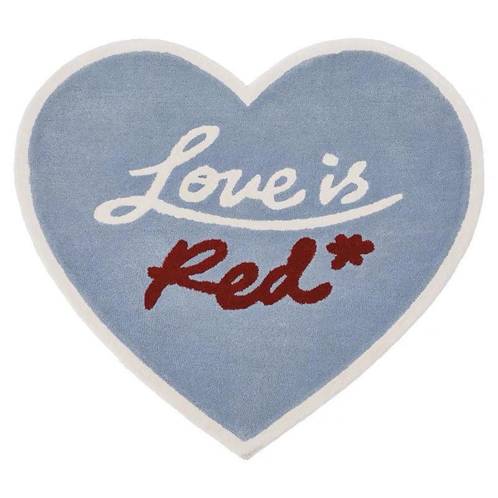 크림스튜디오 love is red rug 디자이너 러그