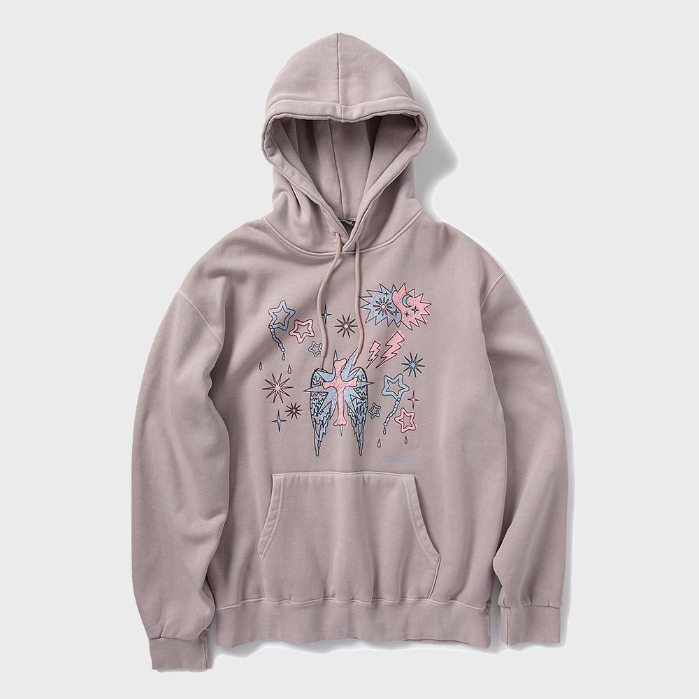 헤븐 갤럭시 후디 - 피그먼트 핑크