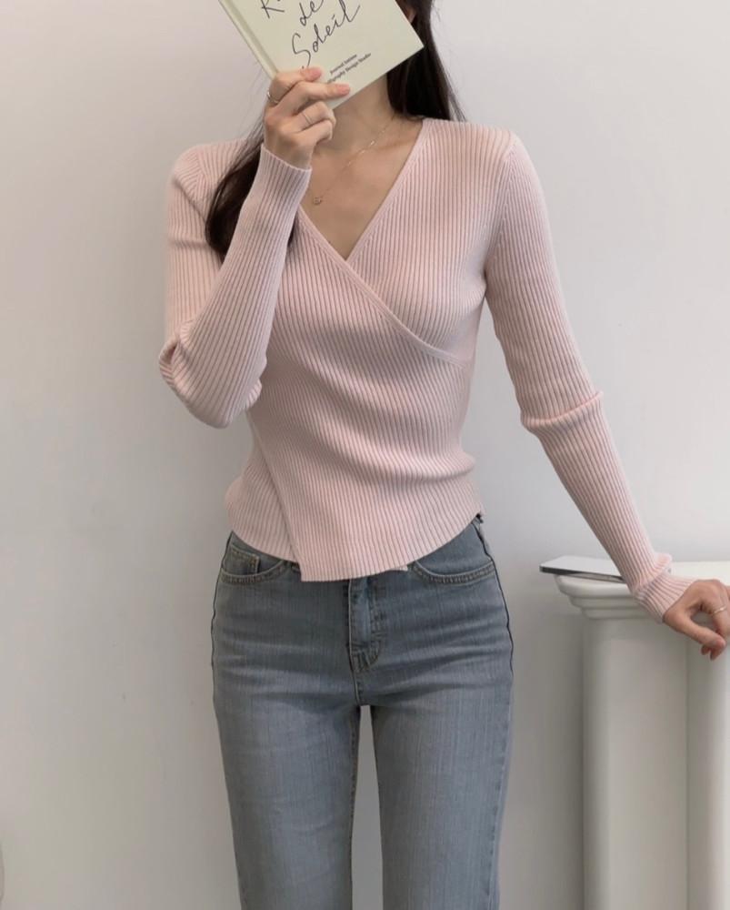 [당일배송/부드러운]소프트 랩 골지니트(4color)