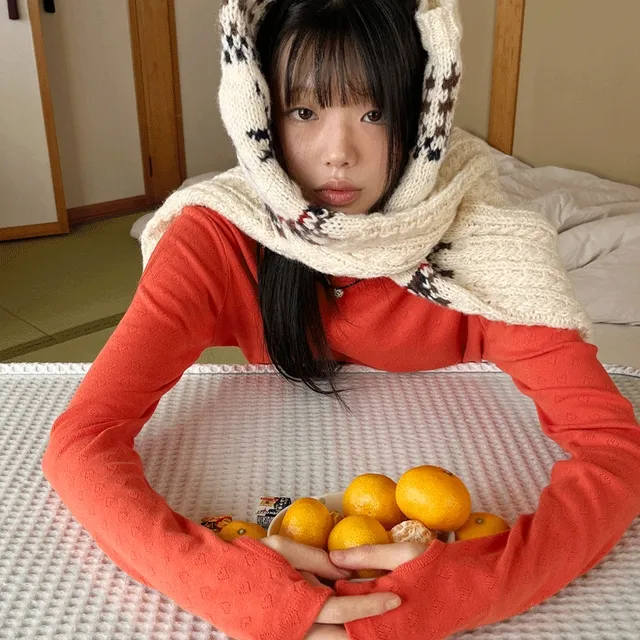 [9hope] 썬오렌지 heart warmer T