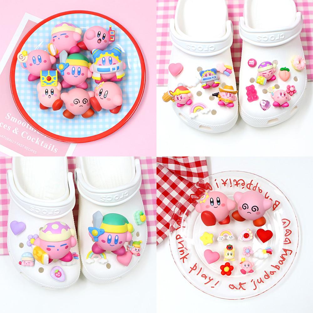 [한정판] 별의 커비 빅 애니비츠 LED 핑크 신발 파츠 참 악세사리