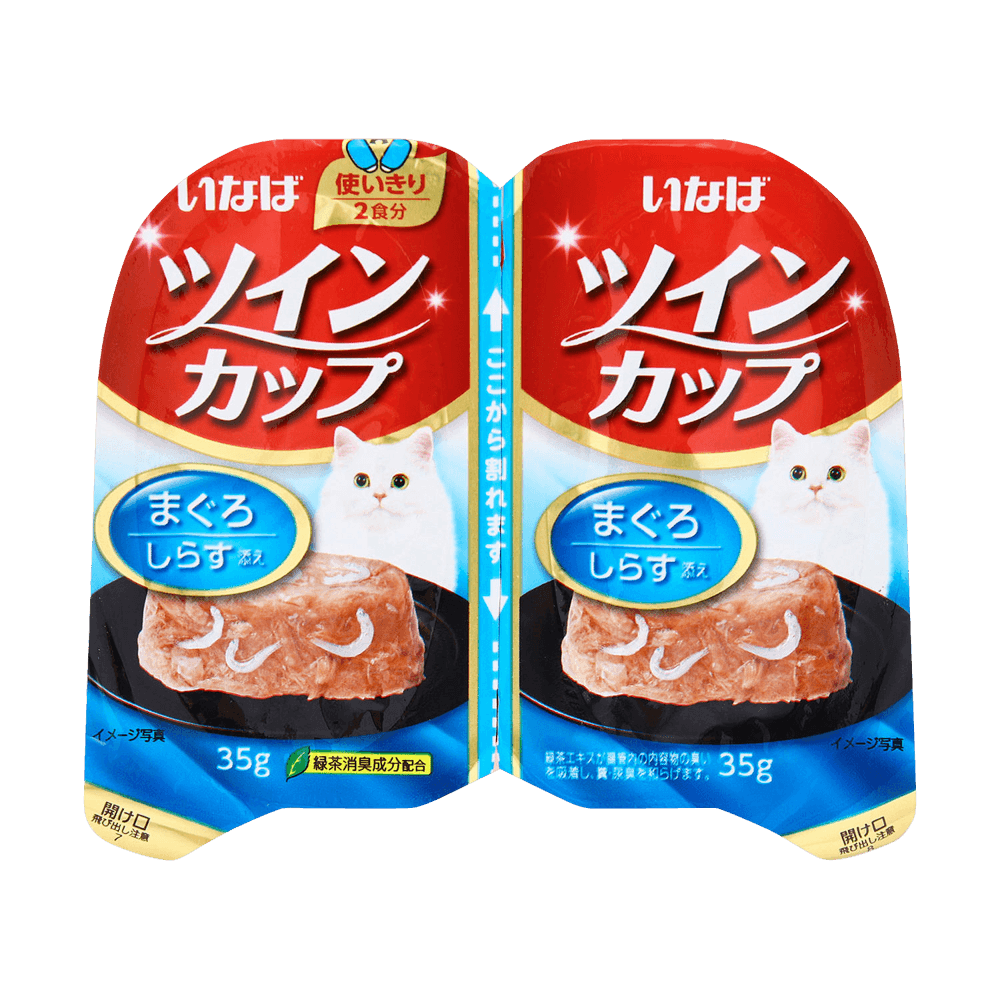 이나바 트윈컵 참치&치어 70g