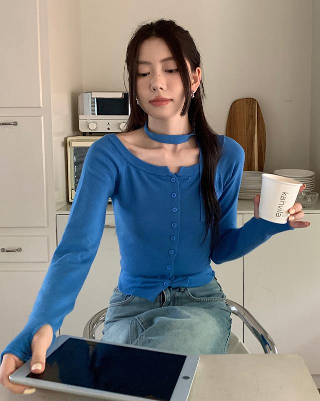 [Luan] 에버 보트넥 가디건 / 2color