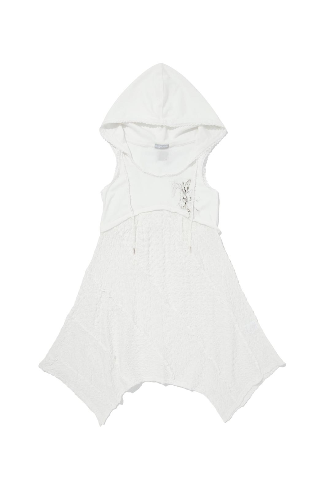 Lace patchwork dress (Ivory)