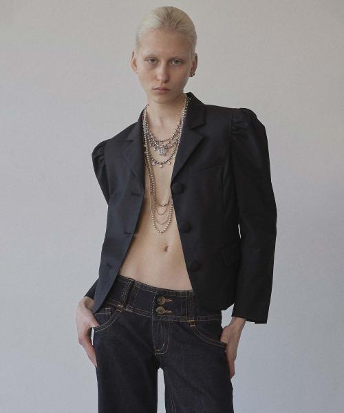 스컬프터(SCULPTOR) Puff Tailored Jacket Black - 사이즈 & 후기 | 무신사