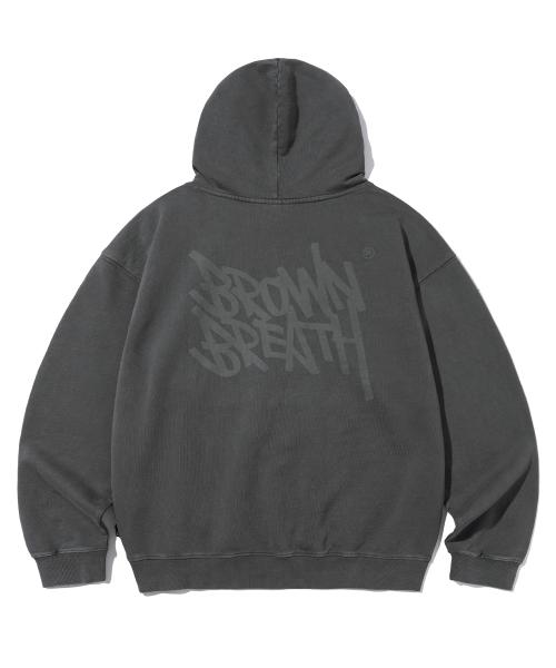 PIGMENT TAG HOODIE - CHARCOAL