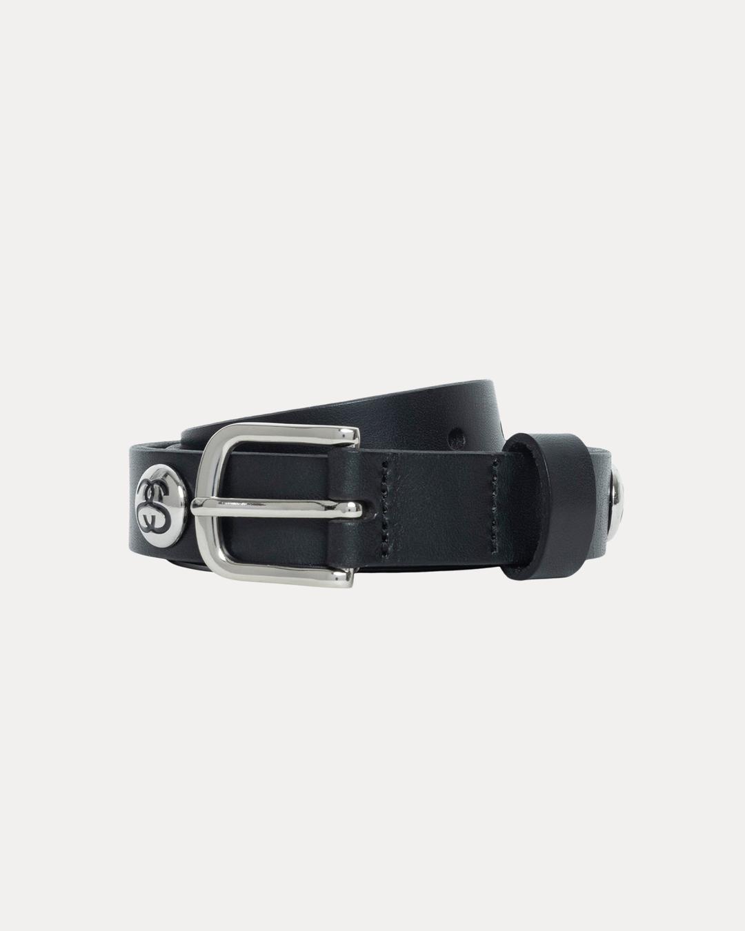 SS-LINK STUDDED BELT - Black / L/XL