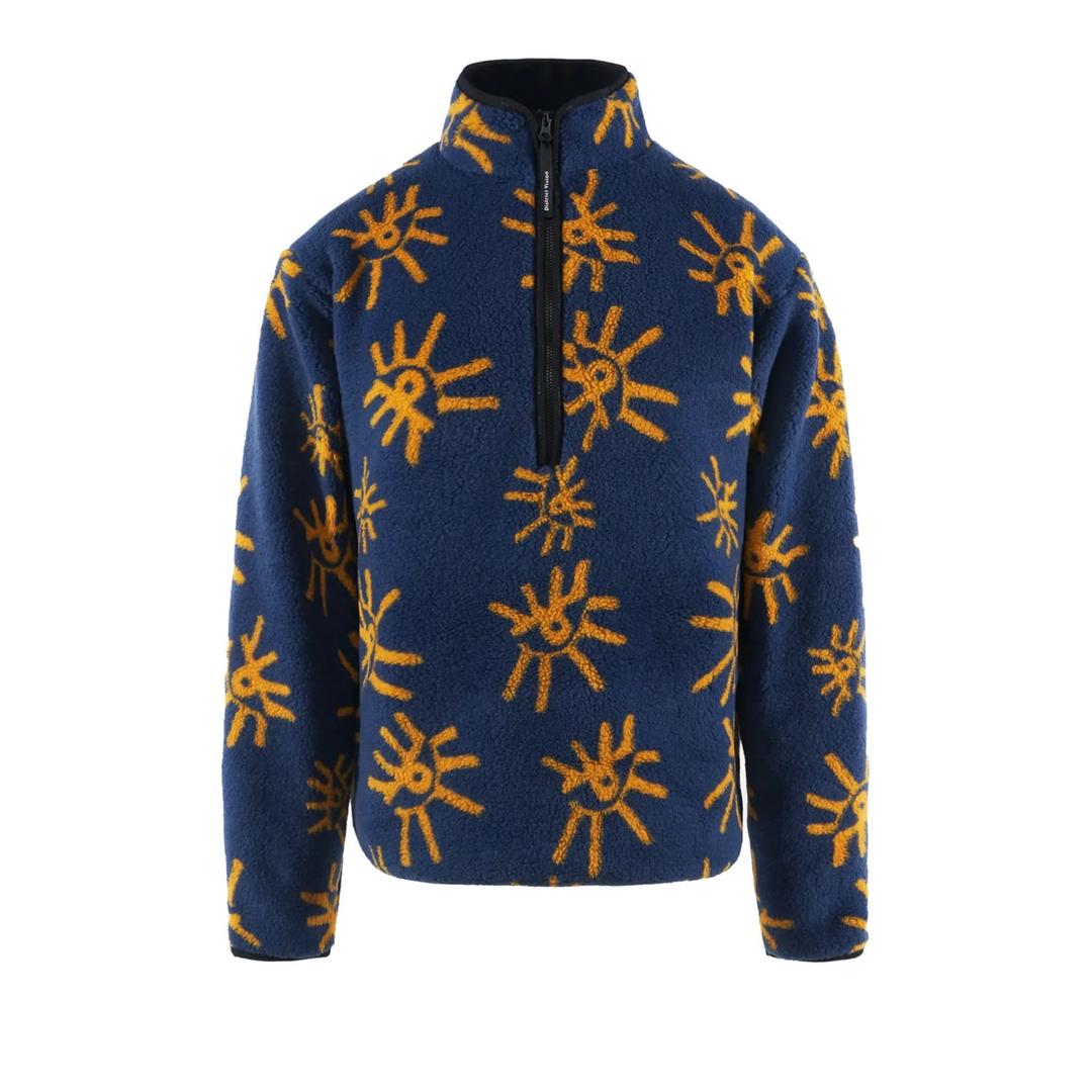 DISTRICT VISION  HALF ZIP PILE FLEECE-YELLOW VISIONS[디스트릭트 비전 하프 집 파일 플리스-옐로우 비전, KOREA exclusive]