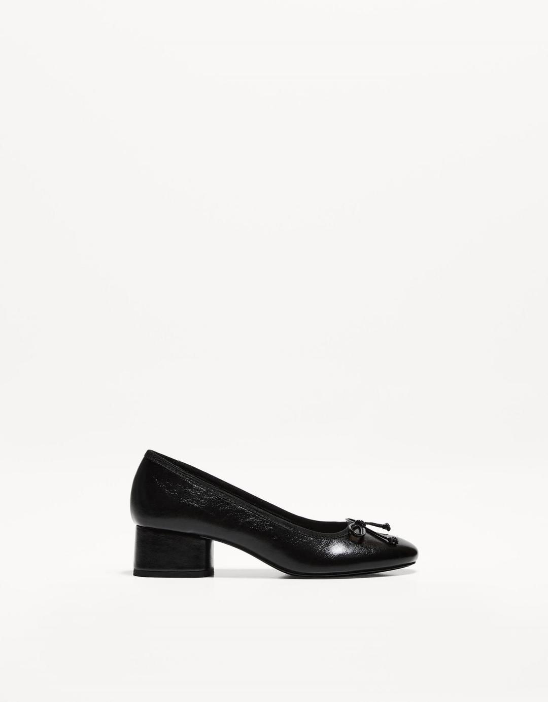 스페인샵 버쉬카 발레리나 힐 슈즈 1322/560 BLACK