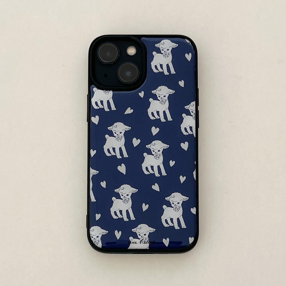 love sheep case (navy)