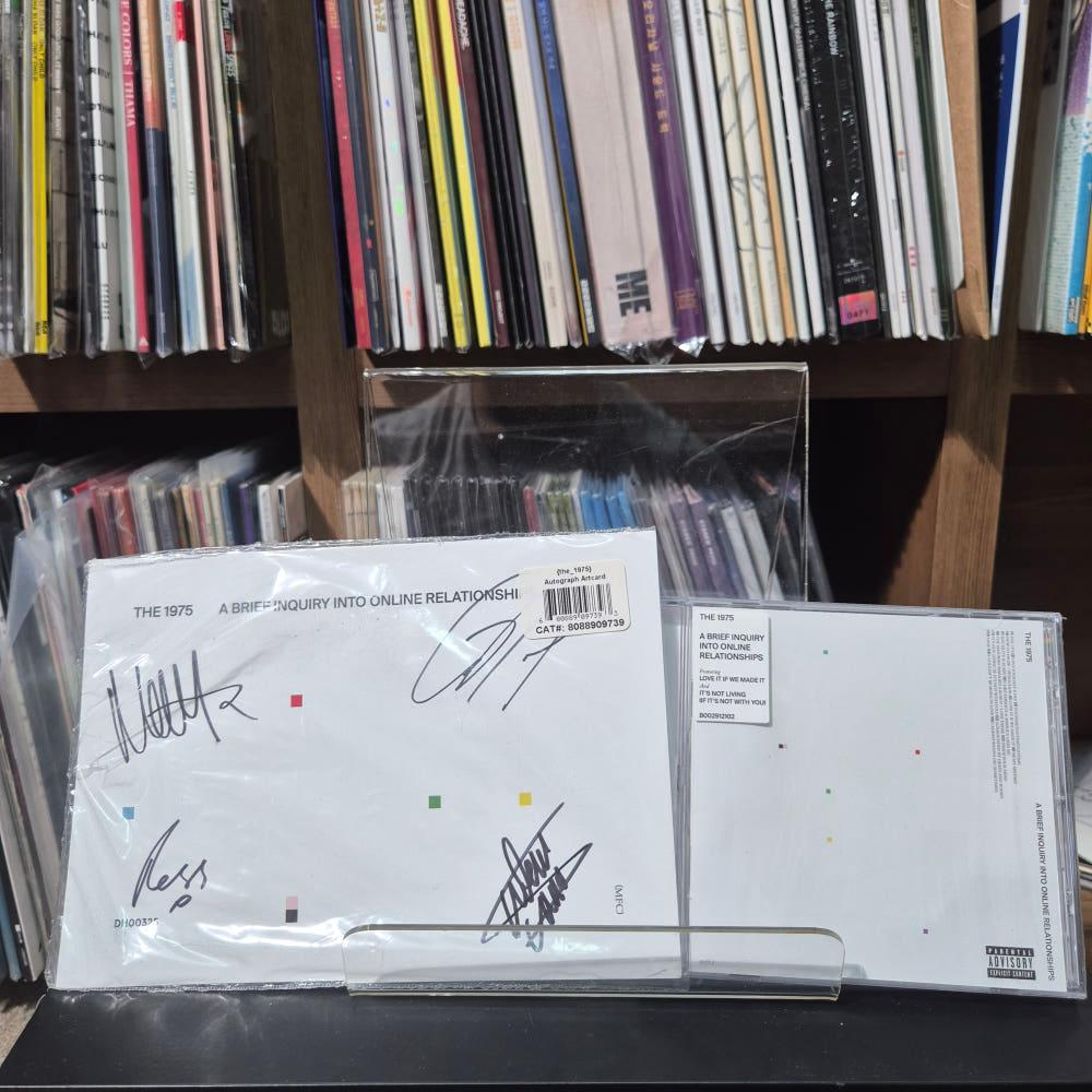 [친필 사인 CD] The 1975 - A Brief Inquiry Into Online Relationships  (Limited Signed CD) 사인 한정반 CD