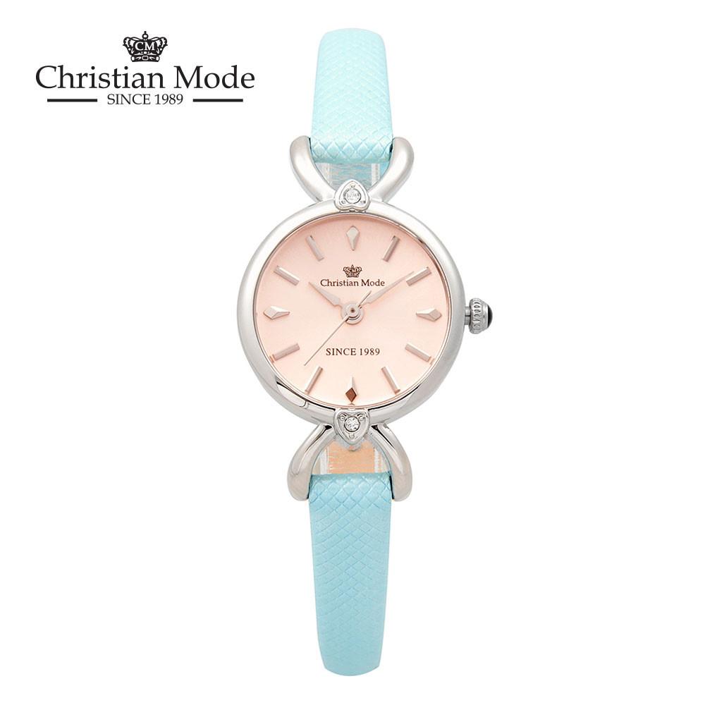 본사직영/정품 크리스챤모드 여성가죽시계 CM342PSBU