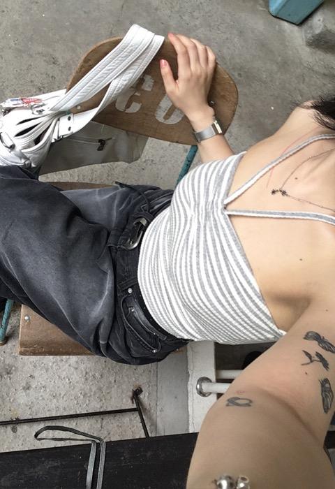 s/t halter tank top [2c]