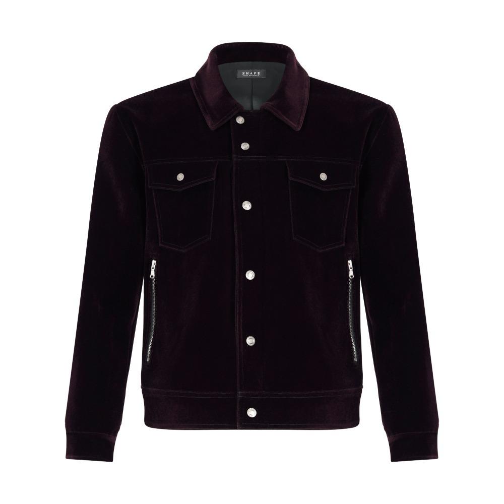 Fluid Velvet Western Jacket