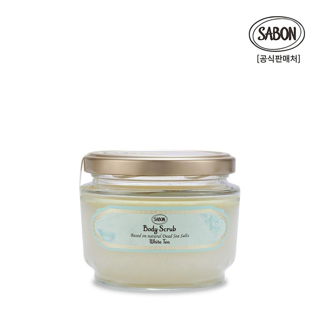 바디스크럽 화이트티 320g +우드스쿱증정