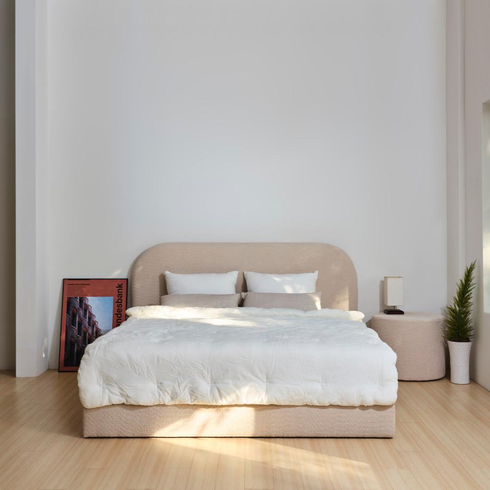 [슬립디노] 플러피 패브릭 침대 (Q/K/1700 LK)