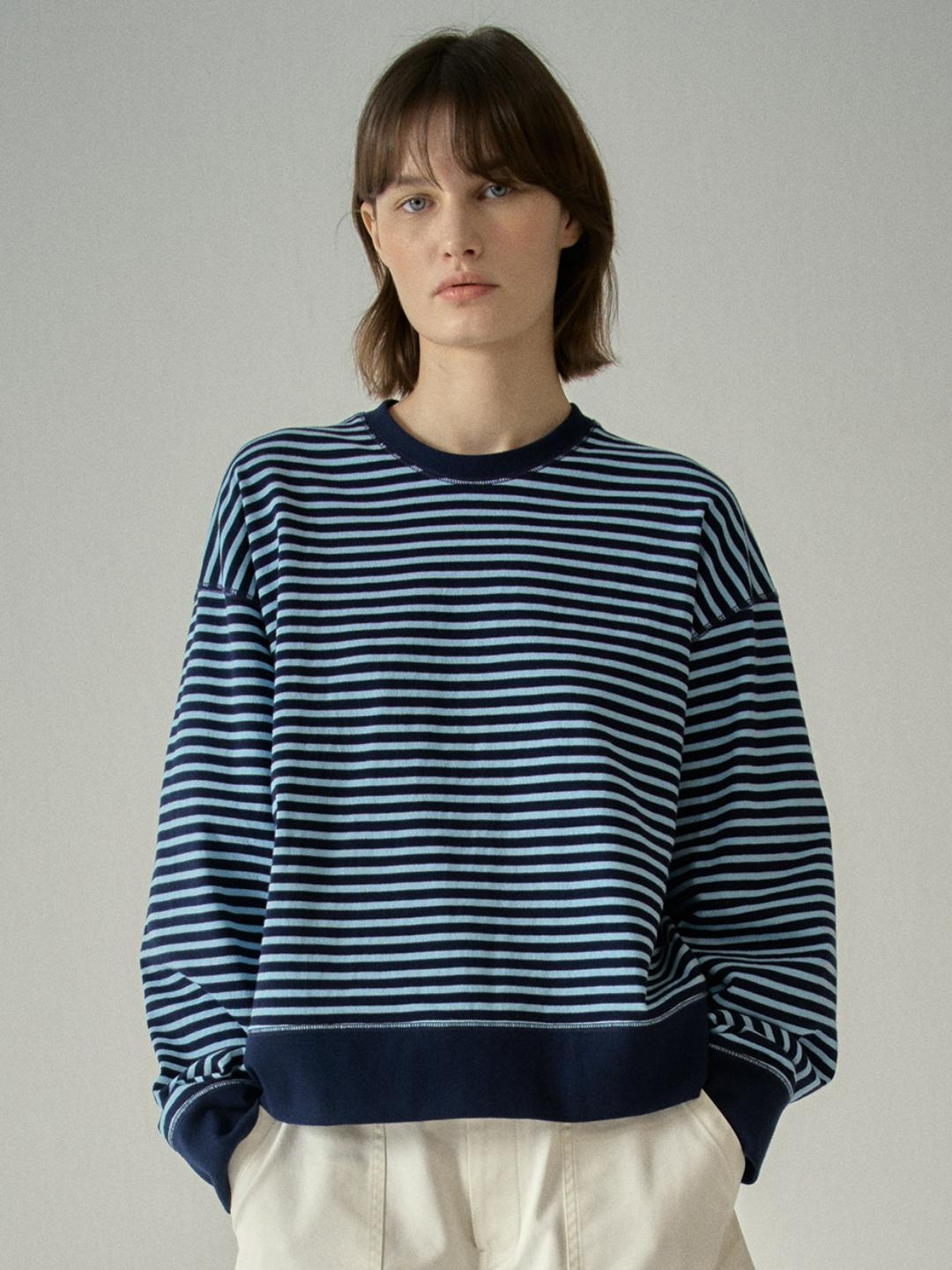 릴렉스 스웻 셔츠_navy blue