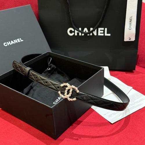CH*NEL 샤* CC로고 레더 벨트 (해외최상급)