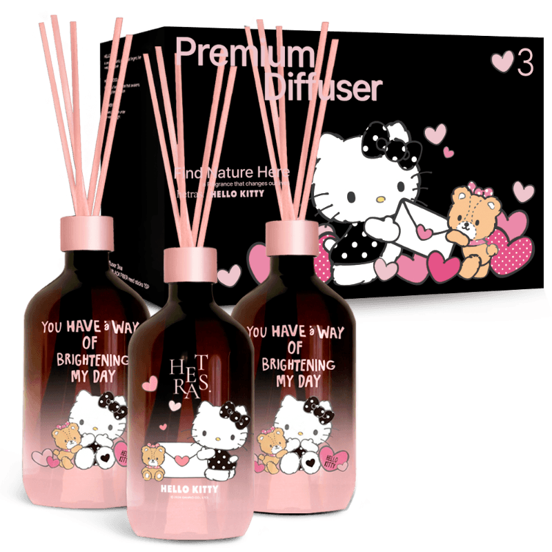hetras. x HELLO KITTY Premium Diffuser 3ea [1500ml]