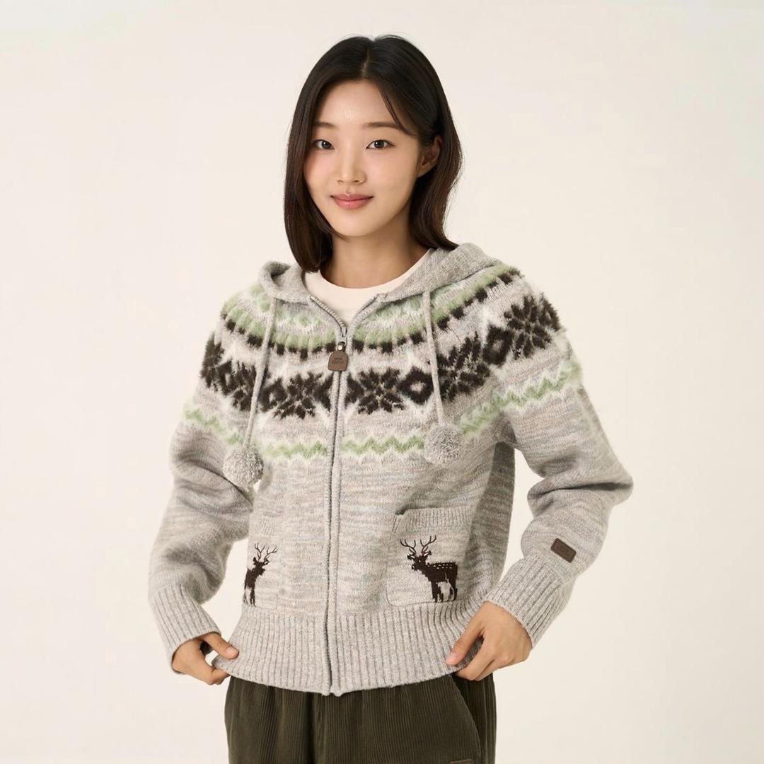 [사은품증정] W 노르벨 헤더 가디건 BEFKCDP04