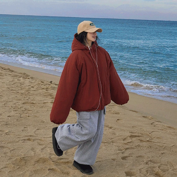 [핵따뜻*브랜드퀄리티!]니드헤비오버후드패딩점퍼 (3color)