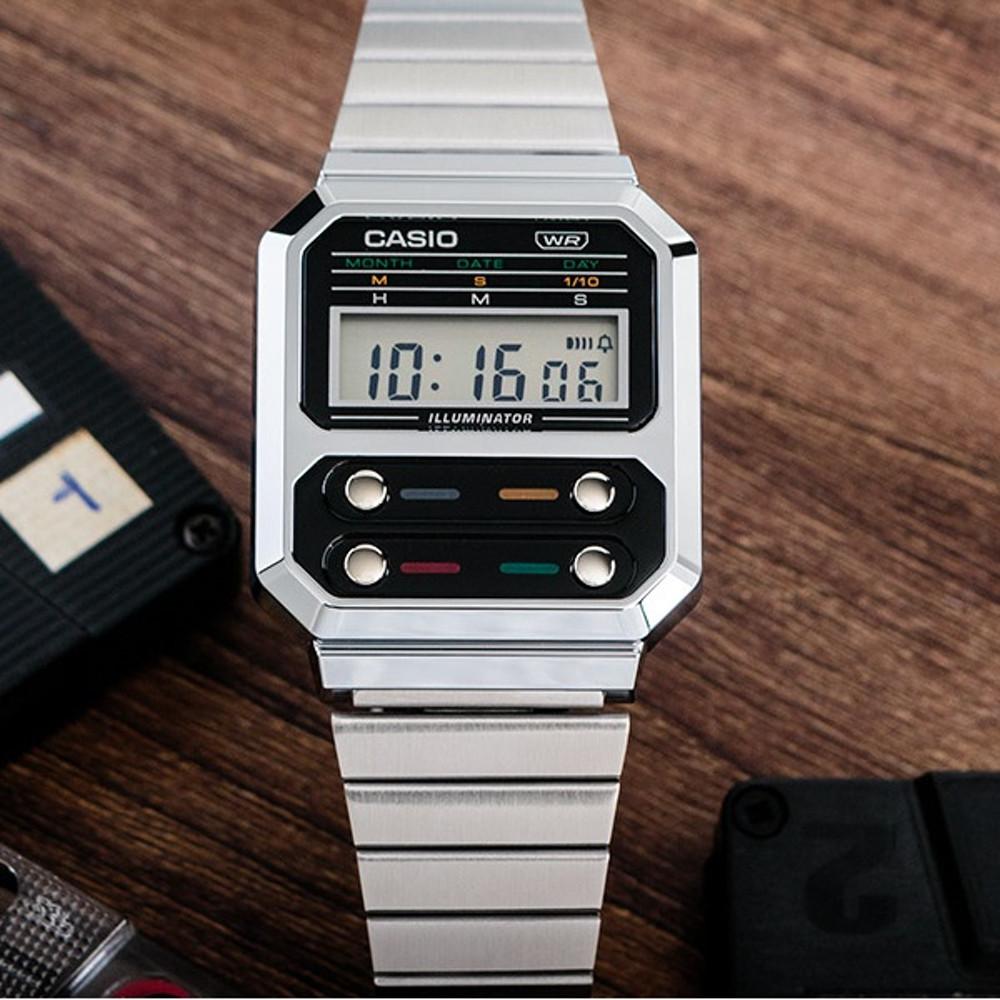카시오 A100WE 전자 시계 레트로 빈티지