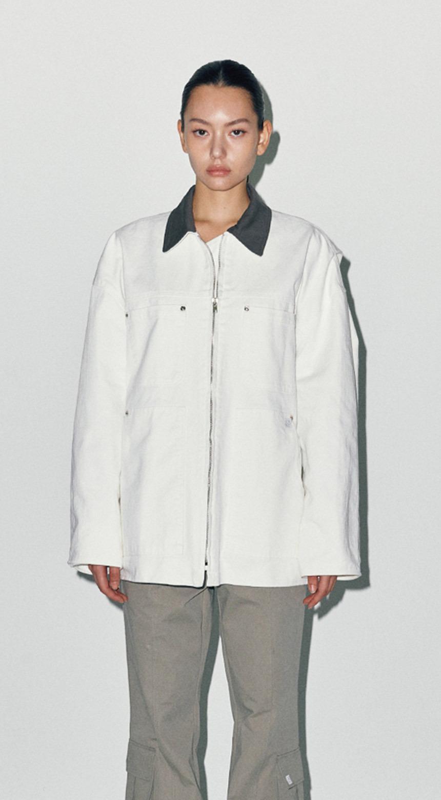 RAVI WORK JACKET WHITE