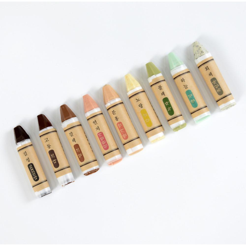 먹는 초콜릿 크레용 9입 (먹는거임)