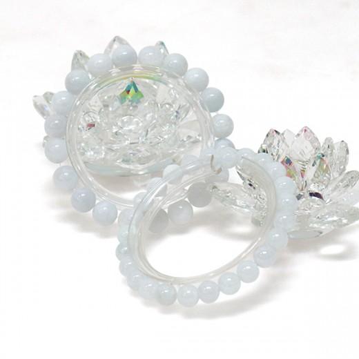 비취 합장주 - 천연원석/원석팔찌/불교악세사리/염주팔찌