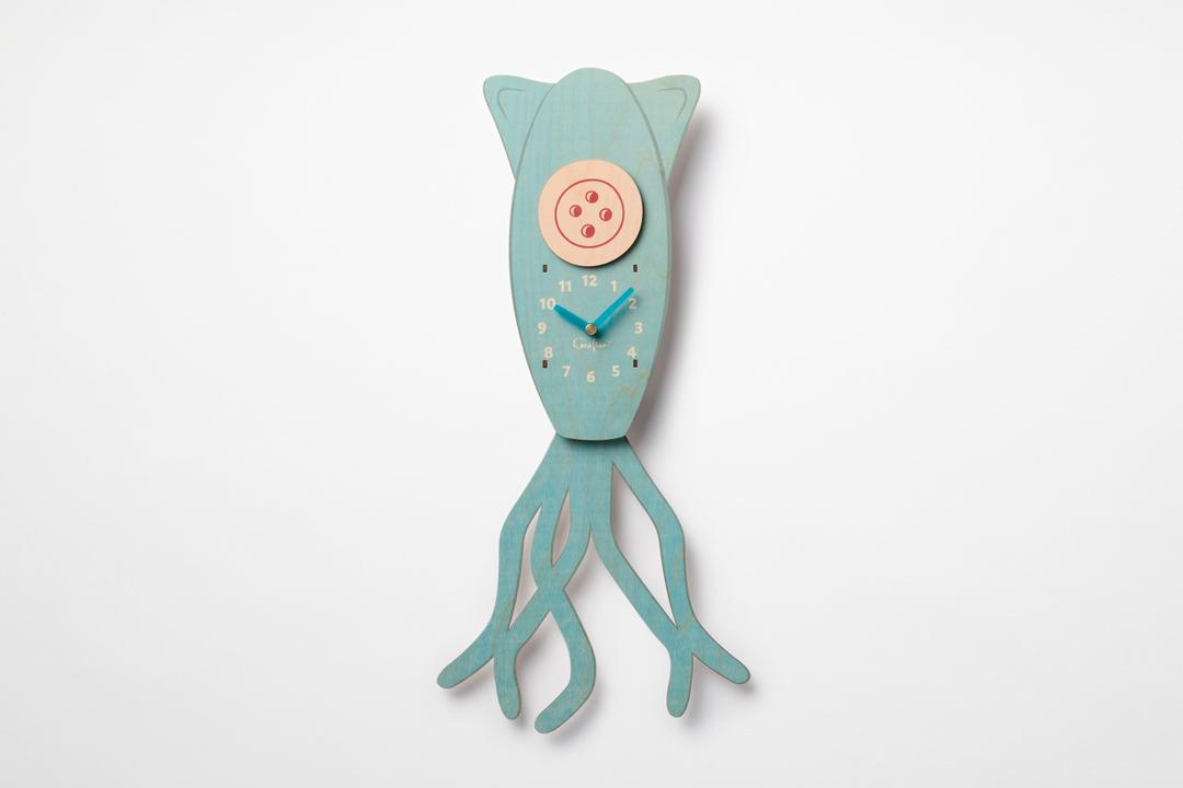 Coraline Squid Pendulum Clock