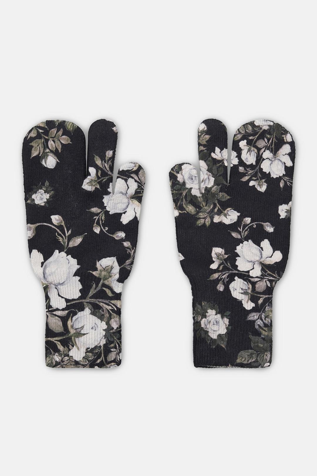 PAINTED TABI GLOVES (UNISEX) FLOWERY