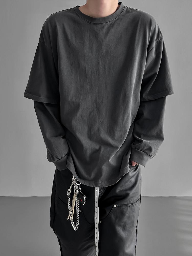 피그먼트 레이어드 슬리브 (3colors)