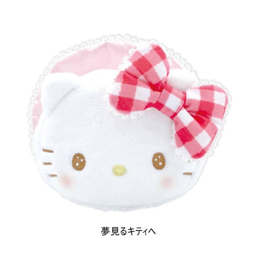 산리오 헬로 키티 50주년 유메미루 키티 페이스 미니 파우치 발레