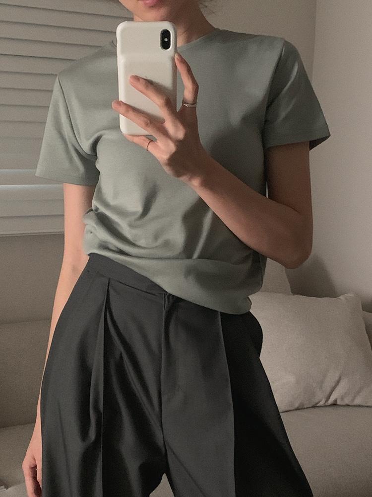 크렘므 [단독] 4계절 착용 [CRÈME ARCHIVE] 퍼스널 티셔츠 * 3만장 판매돌파 / 기본티 반팔