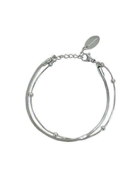 snake two chain bracelet