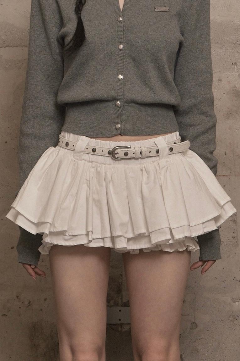 Cancan Skirt Pants (ivory)