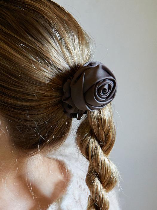 POSY HAIR SCRUCHIE [BROWN]